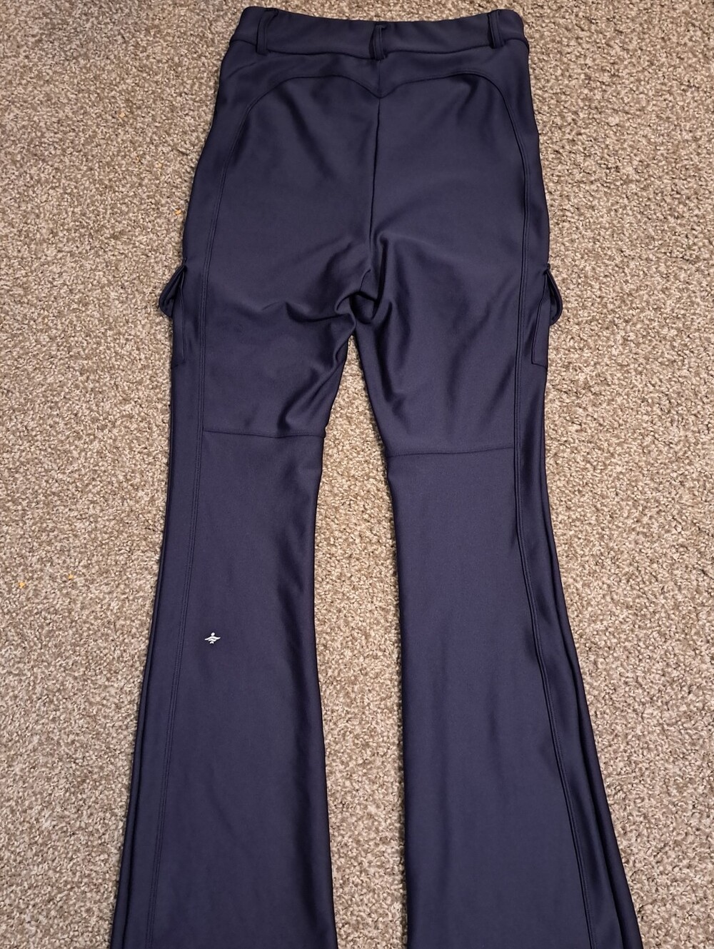 Halara High Waist Stretch Cargo Flare Pants in Dark Navy - Picture 4 of 6